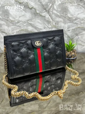 Gucci дамски чанти Различни цветове , снимка 4 - Чанти - 49478690