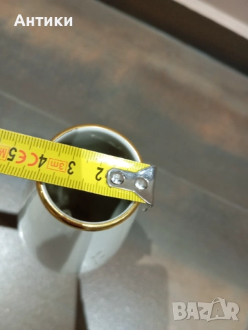 Порцеланова стара маркирана ваза, снимка 7 - Декорация за дома - 52513767