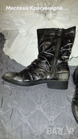 Ботуши в сиво, снимка 7 - Дамски ботуши - 53260480