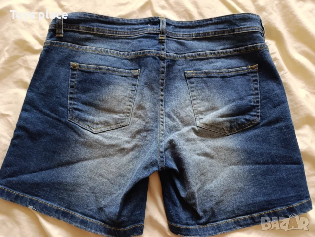 L/XL къси дънкови панталони, снимка 5 - Къси панталони и бермуди - 50994830