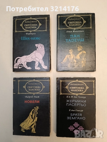Пан Тадеуш. Шляхтишка история от годините 1811-1812 в дванадесет стихотворни книги - Адам Мицкевич