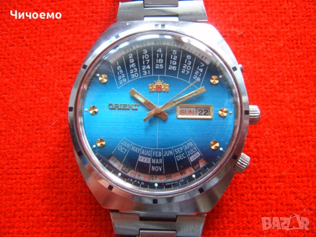  Ориент Вечен Календар мъжки часовник  Ретро Класика!
