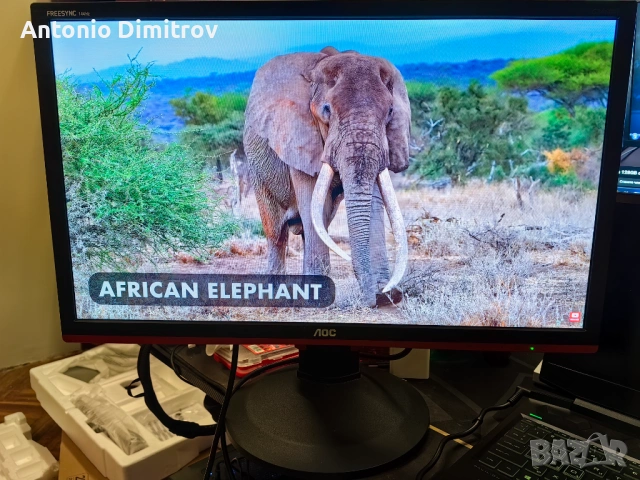 Геймърски монитор 24 инча 144hz AOC G2460PF 350 nit FreeSync Premium 1ms