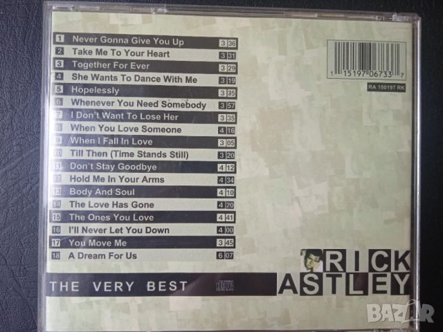 Rick Astley – The Very Best - матричен диск музика, снимка 2 - CD дискове - 45785873