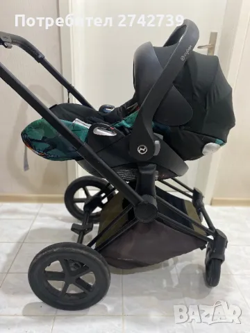 Лимитирана серия количка Cybex Priam Lux Birds of Paradise, снимка 2 - Детски колички - 47118198