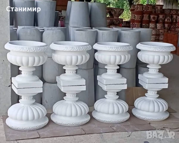 бетонни саксии 