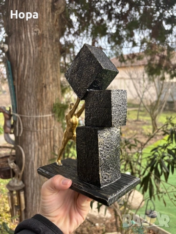 Скулптора - Строителство на бъдещето , снимка 3 - Статуетки - 53422302