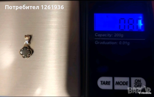 Златен медальон Black Clover , снимка 4 - Колиета, медальони, синджири - 54189969