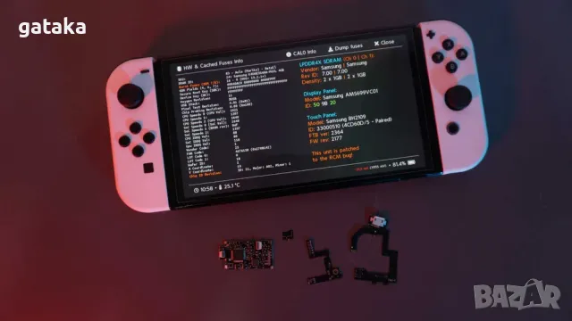 HWFLY / PicoFly чип/мод за Nintendo Switch V2/Lite OLED - с инсталация, снимка 7 - Nintendo конзоли - 48287111