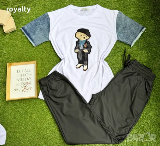 Памучни дамски комплекти , снимка 3 - Спортни екипи - 49754825