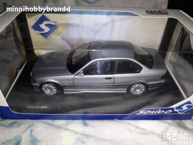 BMW M3  E36  COUPE.1.18  SOLIDO., снимка 18 - Колекции - 46019172