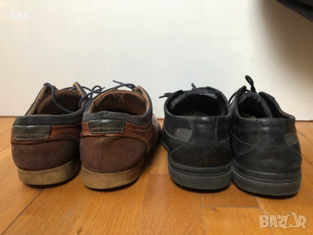 Мъжки кожени обувки 2 чифта, снимка 7 - Ежедневни обувки - 53391935
