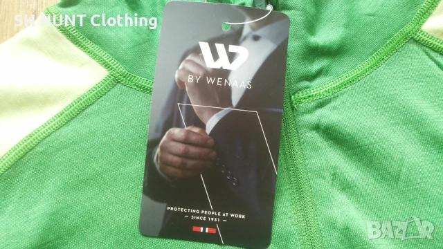 WENAAS KIWI 20 Gents Polo Zip 48% Merino Wool размер М / L термо блуза - 2317, снимка 7 - Екипировка - 53748553