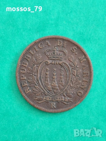 Лот две монети Сан Марино , снимка 2 - Нумизматика и бонистика - 53454574