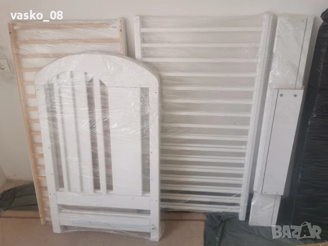 Ново_бебешко легло tymon 60x120 + матрак, снимка 3 - Бебешки легла и матраци - 50623610