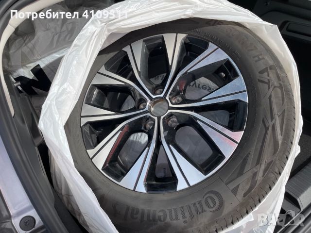 Чисто нови джанти с летни гуми 215/60R17 Continental - неизползвани, снимка 1 - Гуми и джанти - 45913161