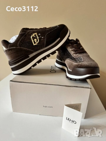 Дамски сникърси LIU JO - AMAZING 23 в кафяво, снимка 4 - Дамски ежедневни обувки - 53081779