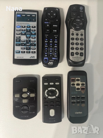 Дистанционни Кар Аудио SONY, JVC, KENWOOD, CLARION,PANASONIC  Цена 10€ за брой, снимка 4 - Радиокасетофони, транзистори - 54199569