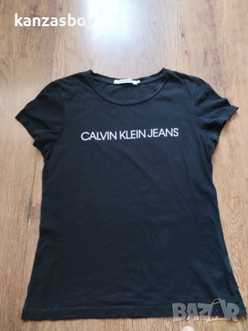calvin klein jeans - страхотна дамска тениска M, снимка 6 - Тениски - 51105793