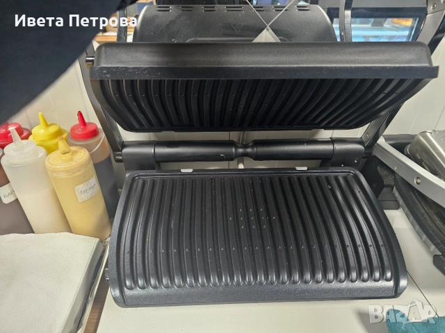 Грип преса Tefal optigril+xl, снимка 2 - Тостери - 53777316