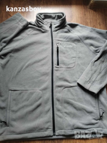 COLUMBIA Men's Steens Mountain Full-Zip 2.0 Fleece Jacket - страхотен мъжки полар 2XL КАТО НОВ, снимка 5 - Спортни дрехи, екипи - 52910181