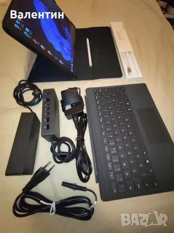 Microsoft Surface Pro 7, i5-1035G4, 16RAM, 256SSD, пълен комплект, снимка 2 - Лаптопи за работа - 53358849