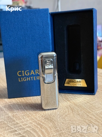 Газова ветроупорна метална запалка, подходяща за подарък., снимка 4 - Други - 51646703