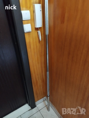 дълъг лост ф30 214см и тежести , снимка 4 - Фитнес уреди - 53833699