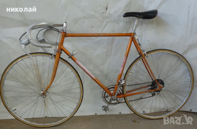 Ретро велосипед марка ХВЗ модел Старт-шосе Москва 1980 28 цола произведен през 1980 г в СССР, снимка 11 - Велосипеди - 50645743