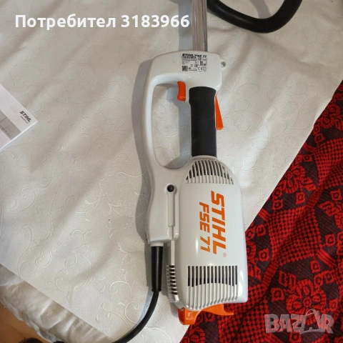 чисто нова електрическа косачка щел Stihl професионална , снимка 12 - Градинска техника - 53903253