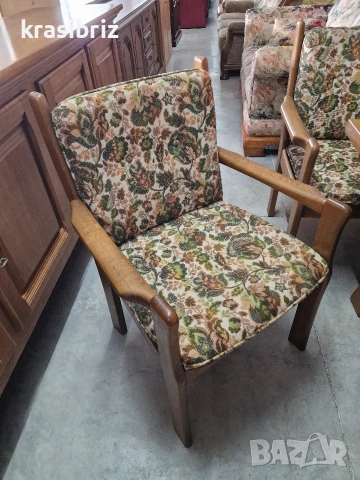 К-т Масивна Пейка-3-ка,Разтегателна Трапезна Маса +3бр.Стола-внос от Германия!, снимка 3 - Маси - 53885996