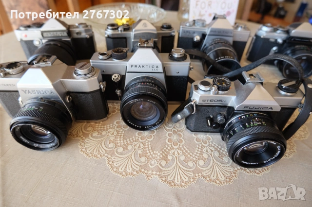 7 филмови апарата & 7 обектива. M42 Mount