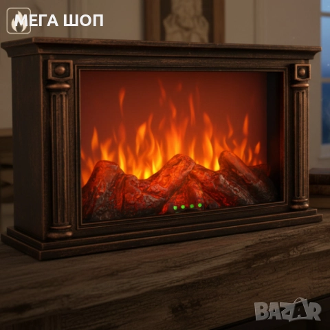 LED камина с ефект на тлеещи въглени – безопасна и стилна атмосфера у дома, снимка 2 - Декорация за дома - 52586742