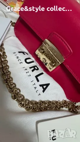 Оригинална чанта Furla, снимка 6 - Чанти - 48963964