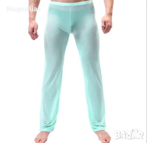 Секси мъжки ледено копринени Ултратънки дълги, снимка 4 - Бельо - 53846982