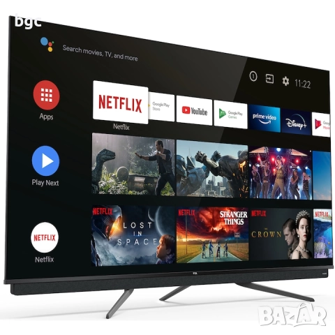 65" UHD Телевизор TCL 65C815 UHD  4K Smart с вгр ONKYO Саундбар - Фактура + ДДС , снимка 2 - Телевизори - 51826367
