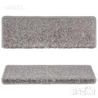 vidaXL Постелки за стъпала, 15 бр, 65x21x4 см, сиви(SKU:134575), снимка 3 - Други - 49075653