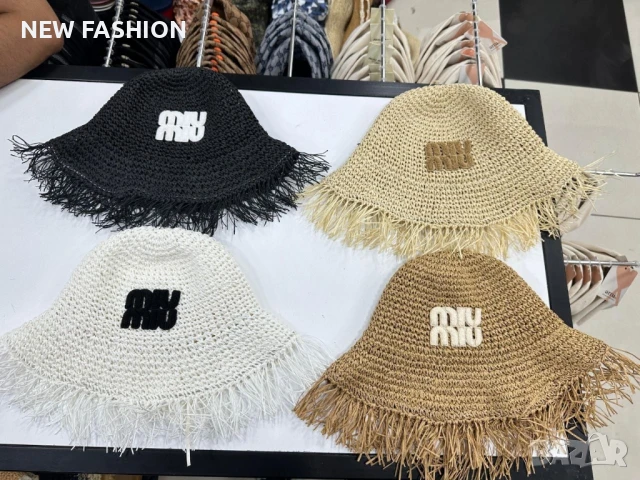 Дамски Шапки ✨ MIU MIU , снимка 2 - Шапки - 50802384