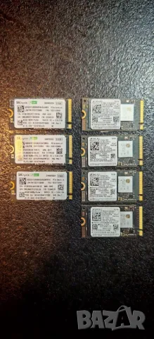 Продавам Сет от 7 броя Нови с Гаранция M.2 nVme 2242 512Gb Micron+Hynix, снимка 1 - Твърди дискове - 47906092