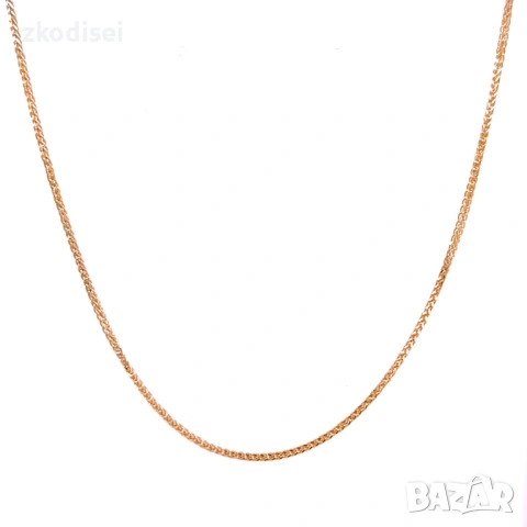 Златен синджир 2,60гр. 44,0см. 14кр. проба:585 модел:37722-4, снимка 2 - Колиета, медальони, синджири - 53827082