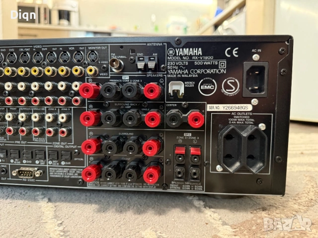 Yamaha RX-V1900 Като нова , снимка 11 - Ресийвъри, усилватели, смесителни пултове - 53728543
