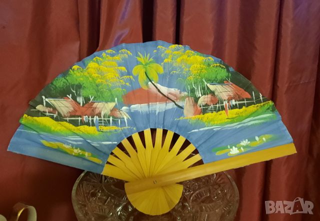 Декоративно сгъваемо опахало от Малайзия