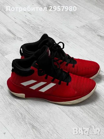 Обувки Adidas Pro Elevate Mid Boys Red 45, снимка 1 - Маратонки - 47244897