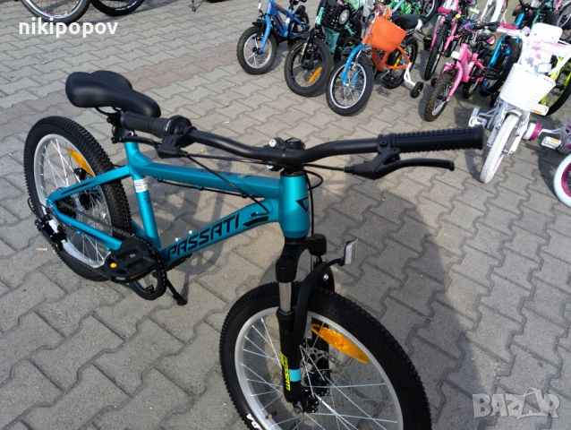 PASSATI Алуминиев велосипед 20" ALUMINIUM син, снимка 4 - Велосипеди - 53838810