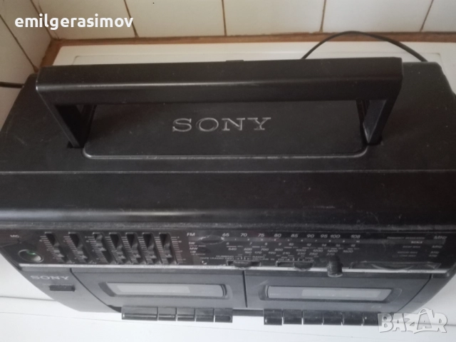 Радиокасетофони SHARP и SONY., снимка 12 - Радиокасетофони, транзистори - 52679785