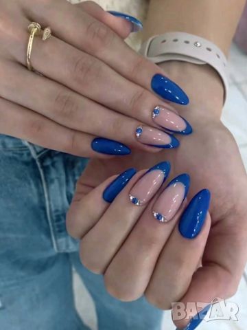 👑 💗Комплект Разкошни Press-on Изкуствени Нокти 24 броя 💋 КОД : nail1151💗 👑 💋 ➡️ 😱Уникалниииии, снимка 1