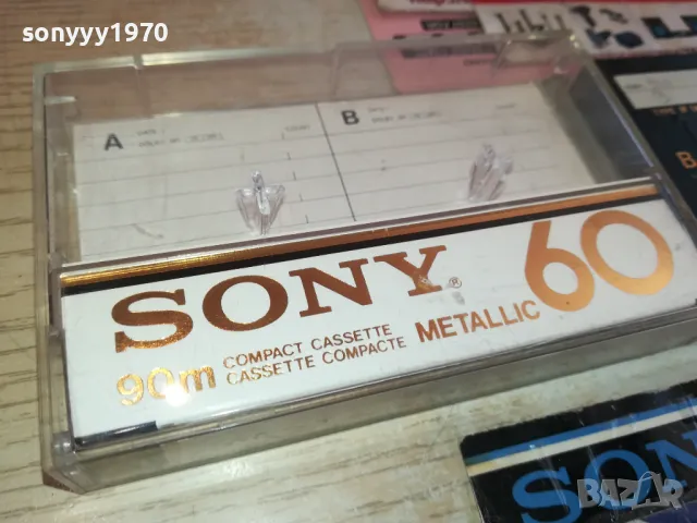 SONY METALLIC 60-TAPE MADE IN JAPAN 1512241142, снимка 7 - Аудио касети - 48353053