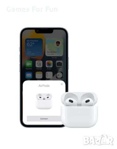 airpods gen 3, снимка 3 - Bluetooth слушалки - 47763464