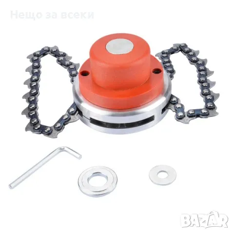 Универсална кордова глава с верига (шпула) за бензинов тример, храсторе