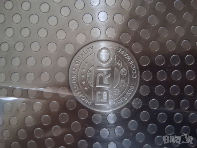 Дълбок тиган с капак 28x7.5см Terra Stone Brio, снимка 4 - Съдове за готвене - 52847431